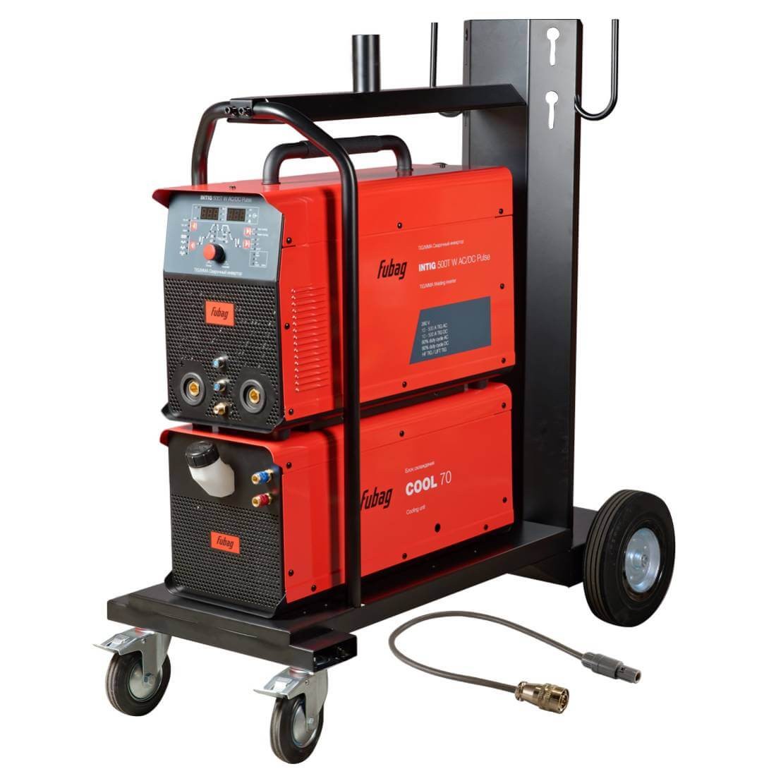FUBAG INTIG 500 T W AC/DC PULSE + Горелка FB TIG 550 W 4м + модуль охлаждения + адаптер разъема управления 5 pin Столы сварочные